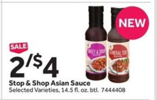 Stop & Shop Asian Sauce