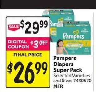 Pampers Diapers Super Pack