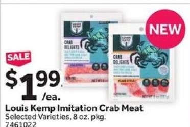 Louis Kemp Imitation Crab Meat