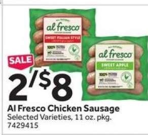 Al Fresco Chicken Sausage