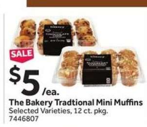 The Bakery Traditional Mini Muffins