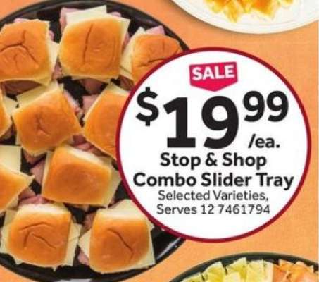 Stop & Shop Combo Slider Tray