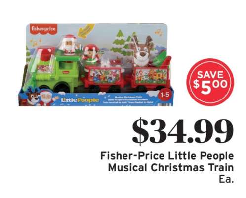 Fisher-Price Little People Musical Christmas Train