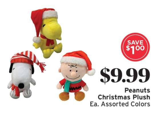 Peanuts Christmas Plush