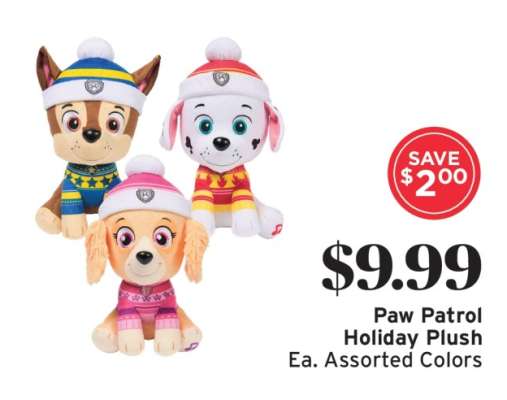 Paw Patrol Holiday Plush