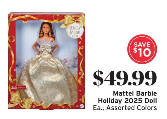 Mattel Barbie Holiday 2025 Doll