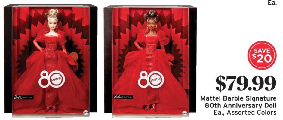 Mattel Barbie Signature 80th Anniversary Doll