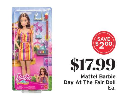 Mattel Barbie Day At The Fair Doll