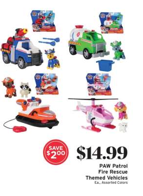 PAW Patrol Fire Rescue Themed Vehicles