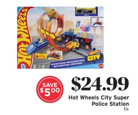 Hot Wheels City Super Police Station