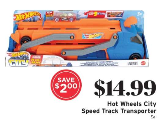 Hot Wheels City Speed Track Transporter