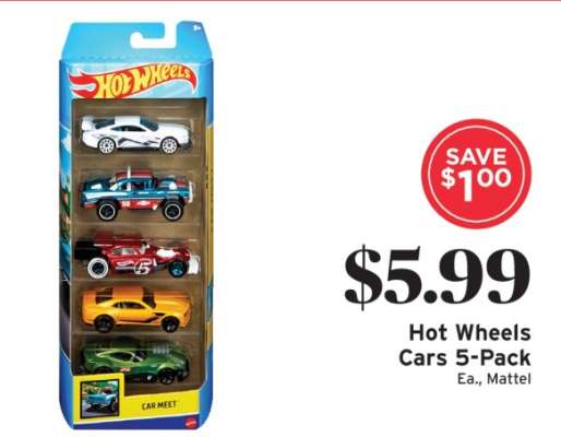Hot Wheels Cars 5-Pack