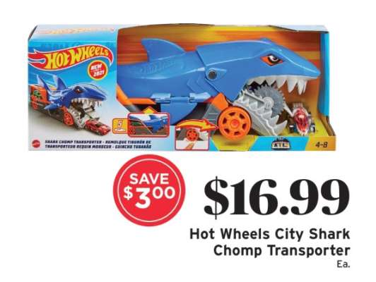Hot Wheels City Shark Chomp Transporter