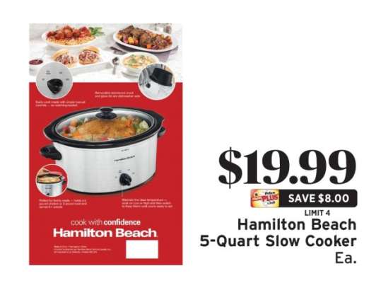 Hamilton Beach 5-Quart Slow Cooker