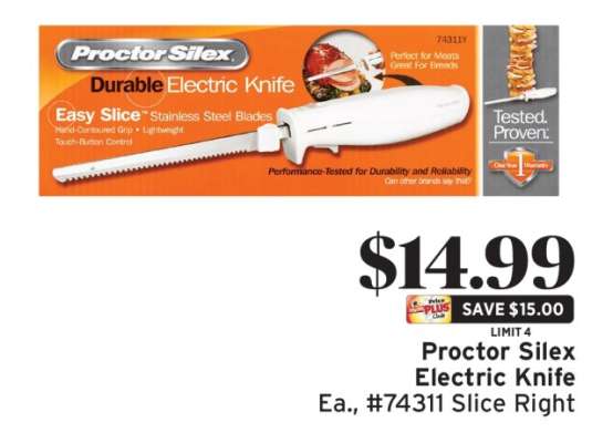 Proctor Silex Electric Knife