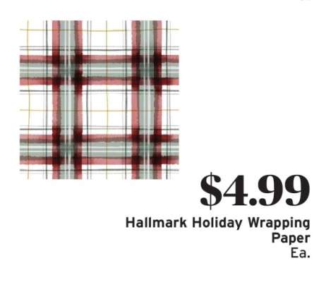 Hallmark Holiday Wrapping Paper