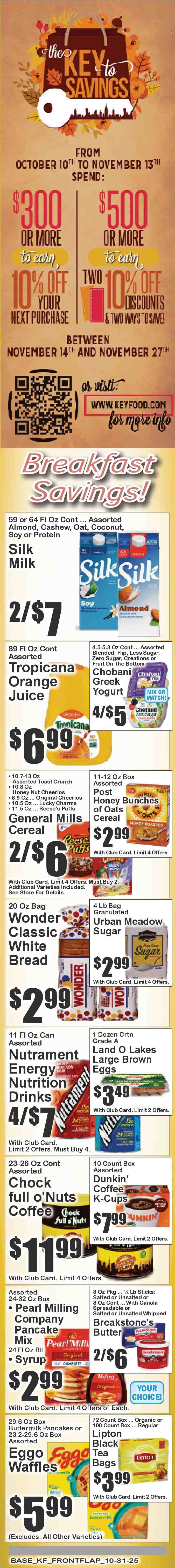 Key Food ad - 10/31/2025 - 11/06/2025. Page 2