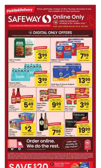 Safeway Flyer - 10/31/2025 - 11/06/2025.