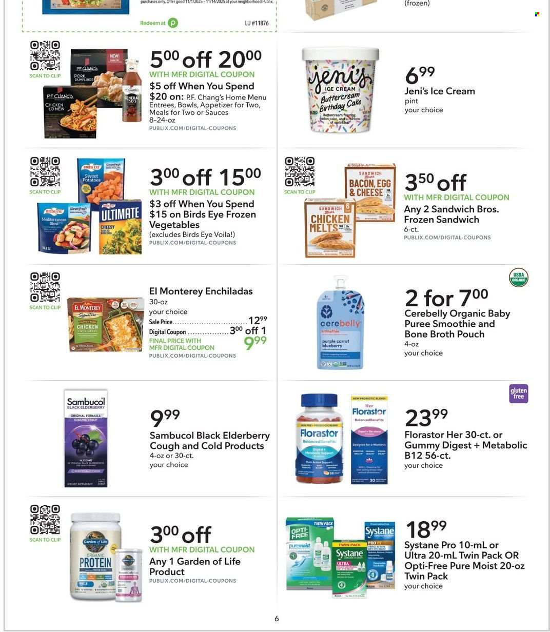 Publix ad - 11/01/2025 - 11/14/2025. Page 6