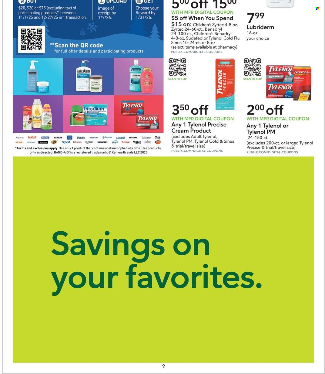 Publix ad - 11/01/2025 - 11/14/2025. Page 9