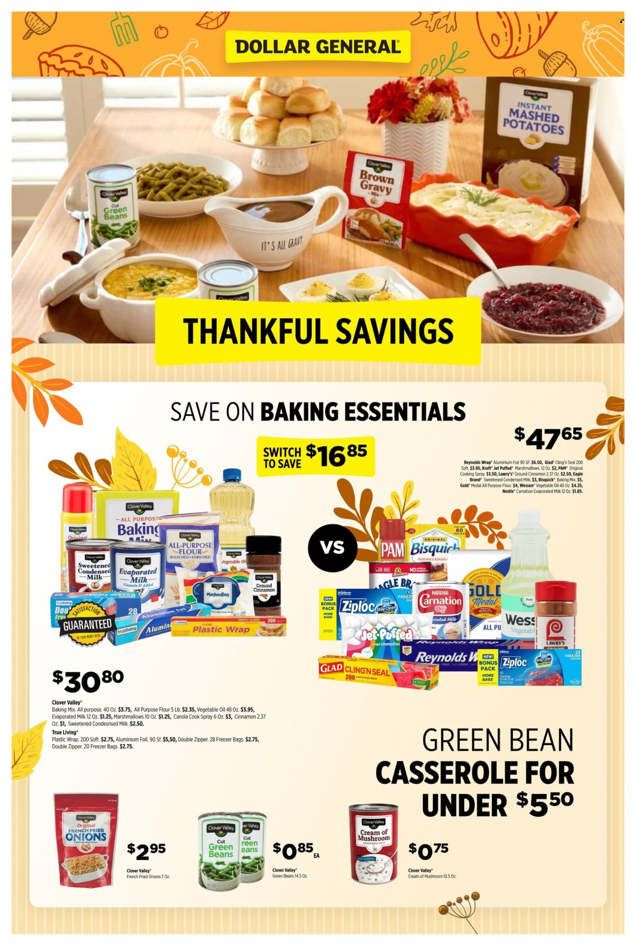 Dollar General ad - 11/03/2025 - 11/30/2025. Page 1