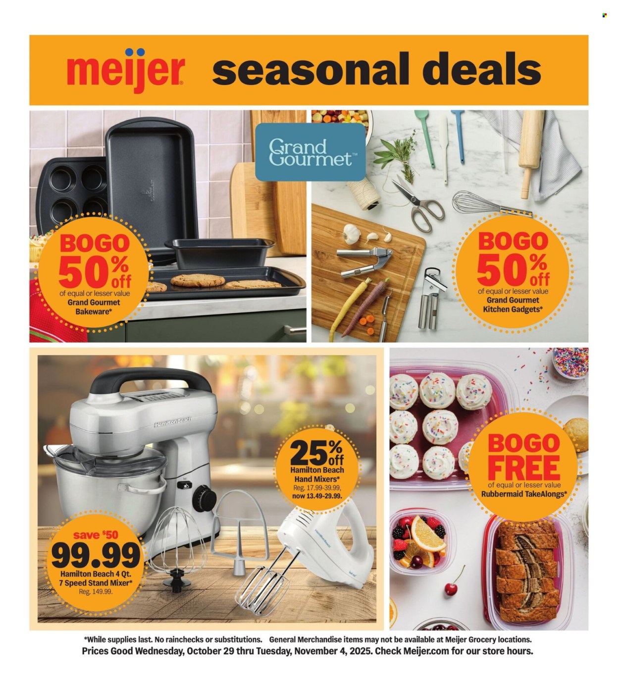 Meijer ad - 10/29/2025 - 11/04/2025. Page 1