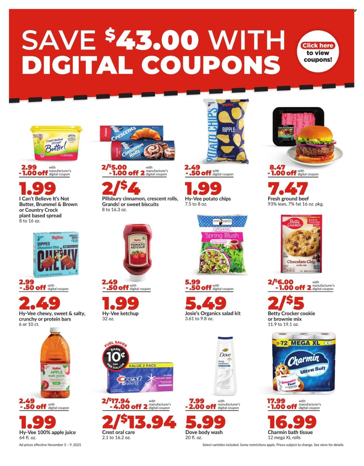 Hy-Vee ad - 11/03/2025 - 11/09/2025. Page 8