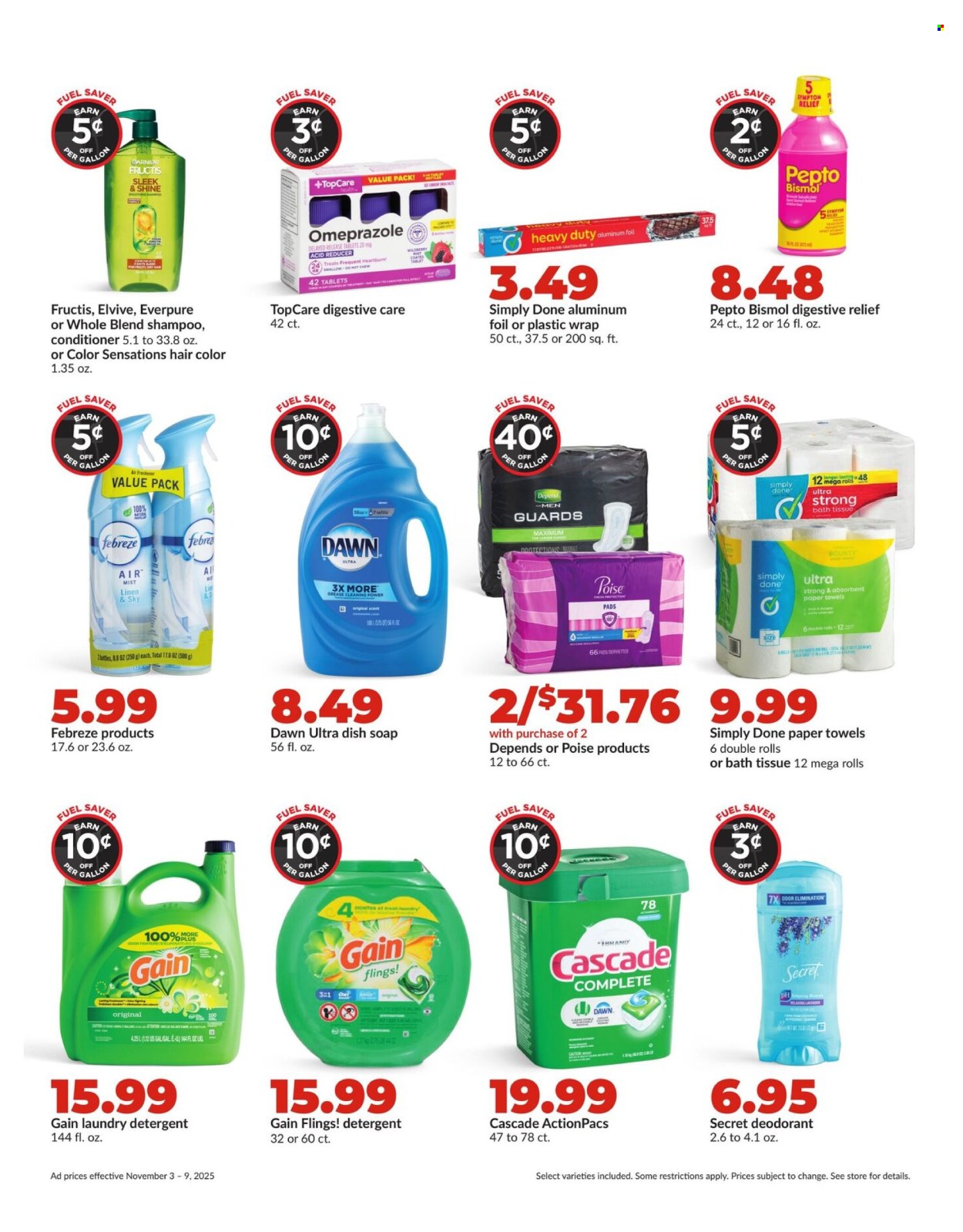 Hy-Vee ad - 11/03/2025 - 11/09/2025. Page 11