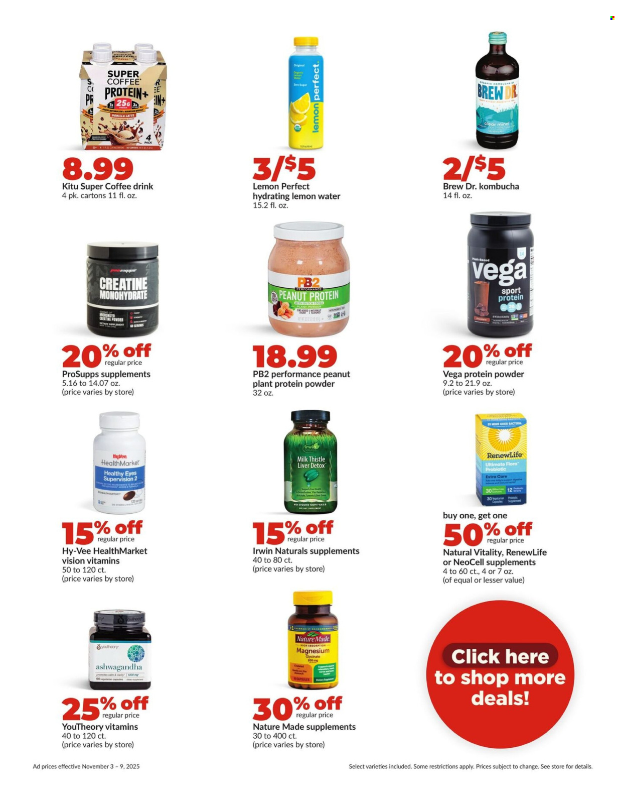Hy-Vee ad - 11/03/2025 - 11/09/2025. Page 36