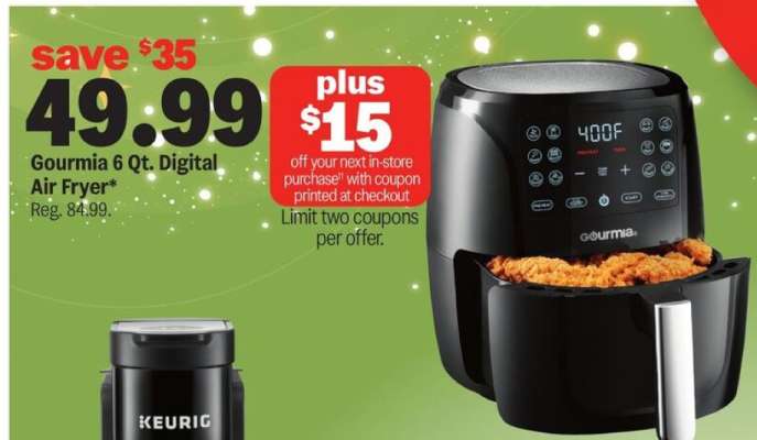 Gourmia 6 Qt. Digital Air Fryer*