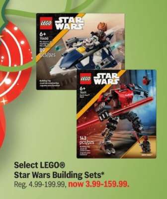 Select LEGO Star Wars Building Sets