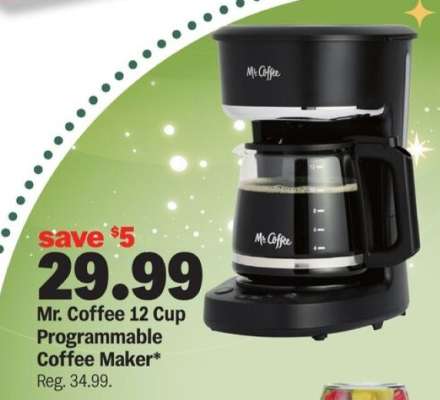 Mr. Coffee 12 Cup Programmable Coffee Maker*