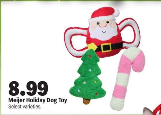 Meijer Holiday Dog Toy