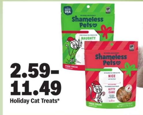 Shameless Pets Holiday Cat Treats