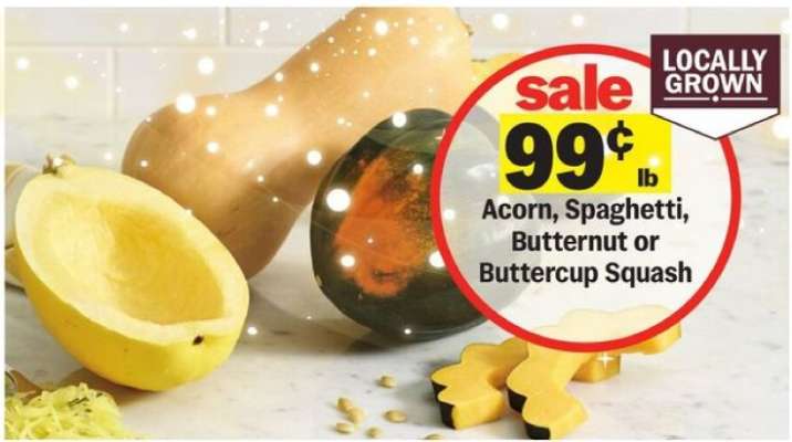 Acorn, Spaghetti, Butternut or Buttercup Squash