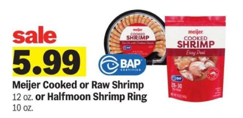 Meijer Cooked or Raw Shrimp*