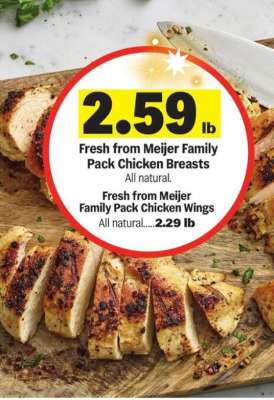 Fresh from Meijer Family Pack Chicken Breasts