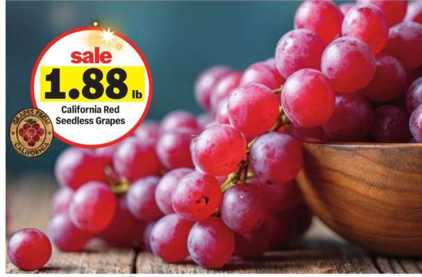 California Red Seedless Grapes