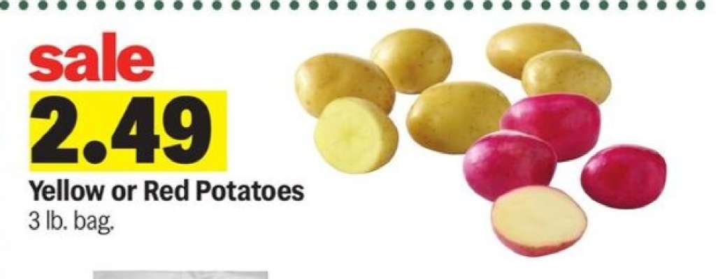 Yellow or Red Potatoes
