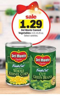 Del Monte Canned Vegetables