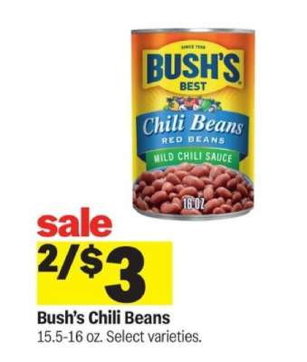 Bush's Chili Beans*