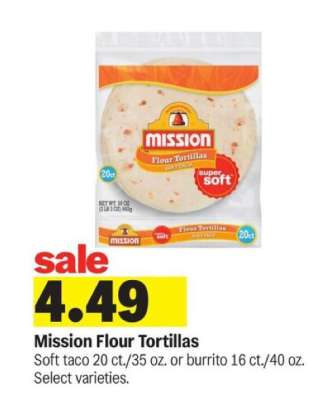 Mission Flour Tortillas