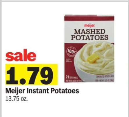 Meijer Instant Potatoes