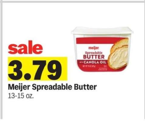 Meijer Spreadable Butter