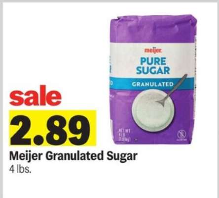 Meijer Granulated Sugar