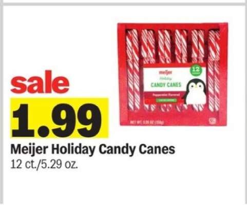 Meijer Holiday Candy Canes