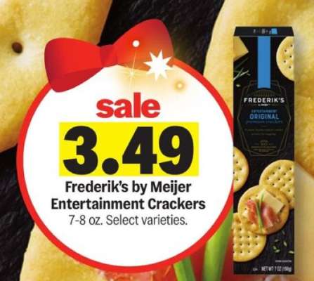Frederik's by Meijer Entertainment Crackers