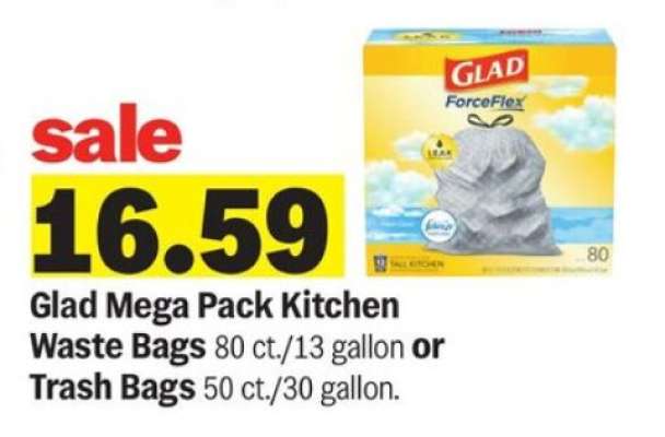 Glad Mega Pack Kitchen Waste Bags