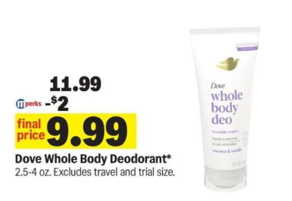Dove Whole Body Deodorant