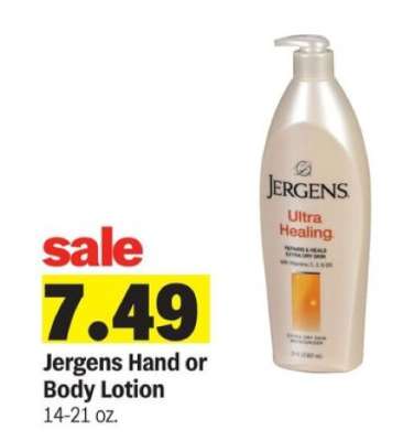 Jergens Hand or Body Lotion
